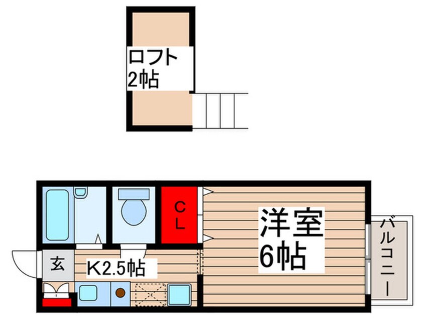間取図 カ－サ・モンフォ－ル