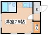 パラシオン茅ヶ崎 1Rの間取り