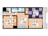 ビュ－コ－ト 3DKの間取り