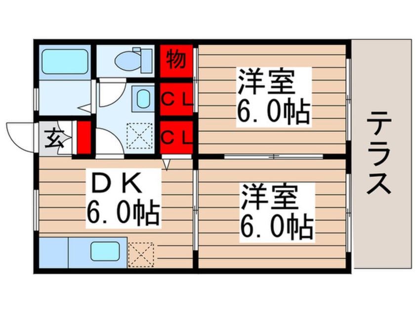 間取図 藤コ－ポＡ棟