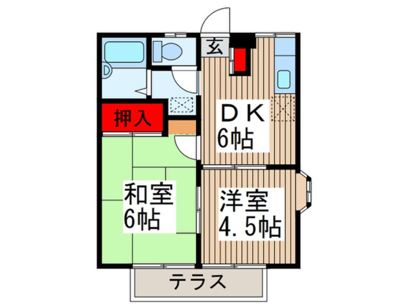 間取図 メゾンドール旭