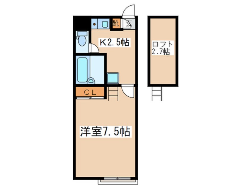 間取図 メインシティガーデン新井弐番館