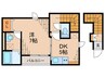 ヒルズ 1DKの間取り