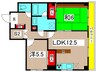 コレオス鎌倉 2LDK+Sの間取り