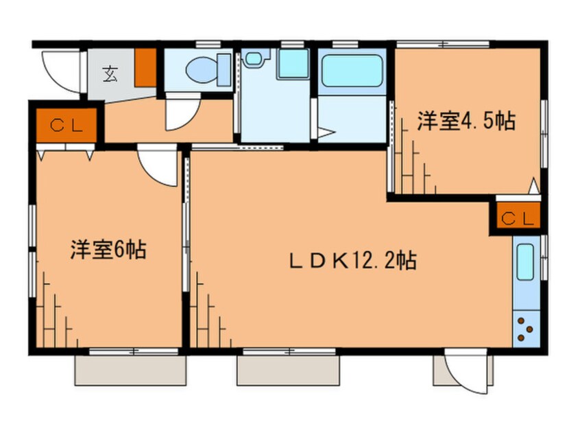 間取図 Le ConfortⅠ