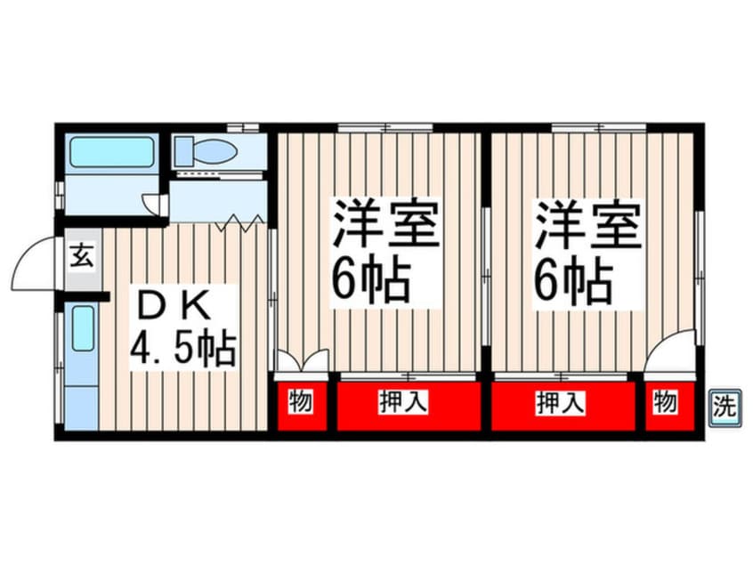 間取図 ハイツ川端