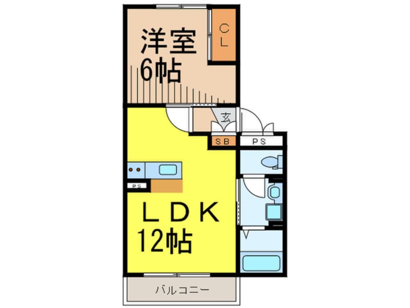 間取図 クレール大森東