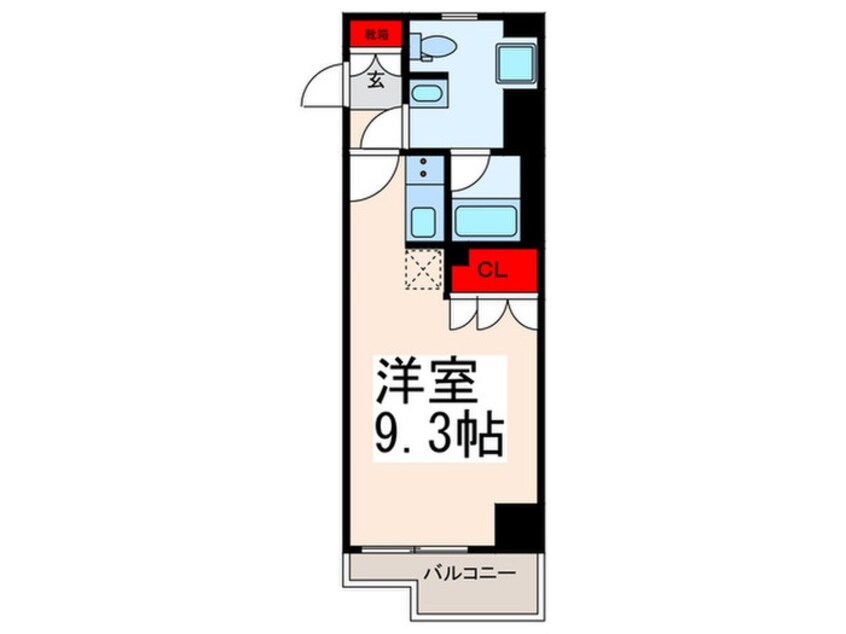 間取図 レジデンス清澄白河スクエア