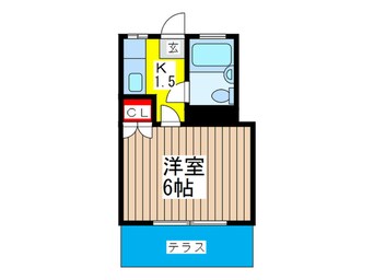 間取図 アメニティー美園