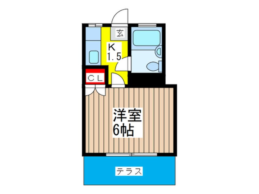 間取図 アメニティー美園