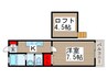 クレセントハイツＴＯＫＹＵⅢ 1Kの間取り