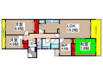 間取図 リブレス佐倉