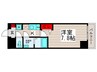ﾗﾌｨｽﾀ大師前WEST(402) 1Kの間取り