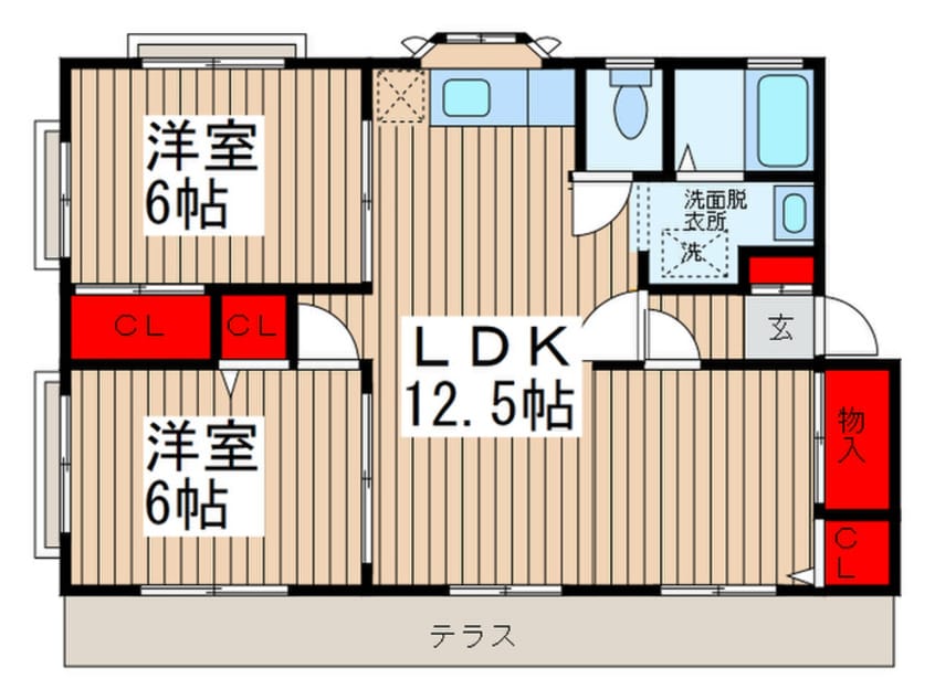 間取図 ツインハイム