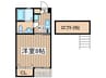 グラティア南烏山ノ－ス 1Kの間取り