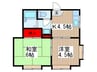 シャトレ清瀬 2Kの間取り