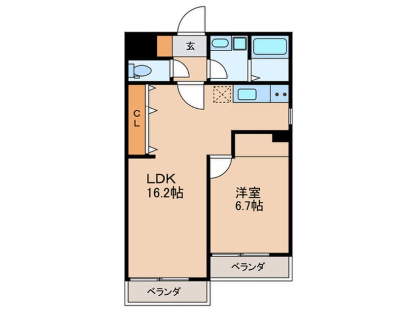 間取図 グランドブリックコート