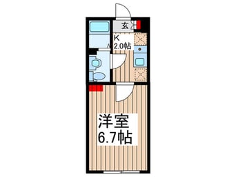 間取図 ルミノソ柴又