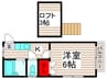 赤毛のアン 1Kの間取り