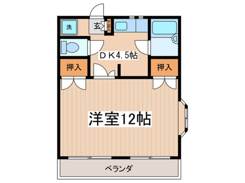 間取図 ハイアット桂