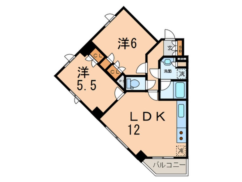 間取図 レジディア三軒茶屋