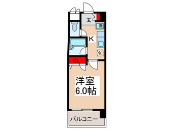 間取図 モンシェ－ル錦糸町