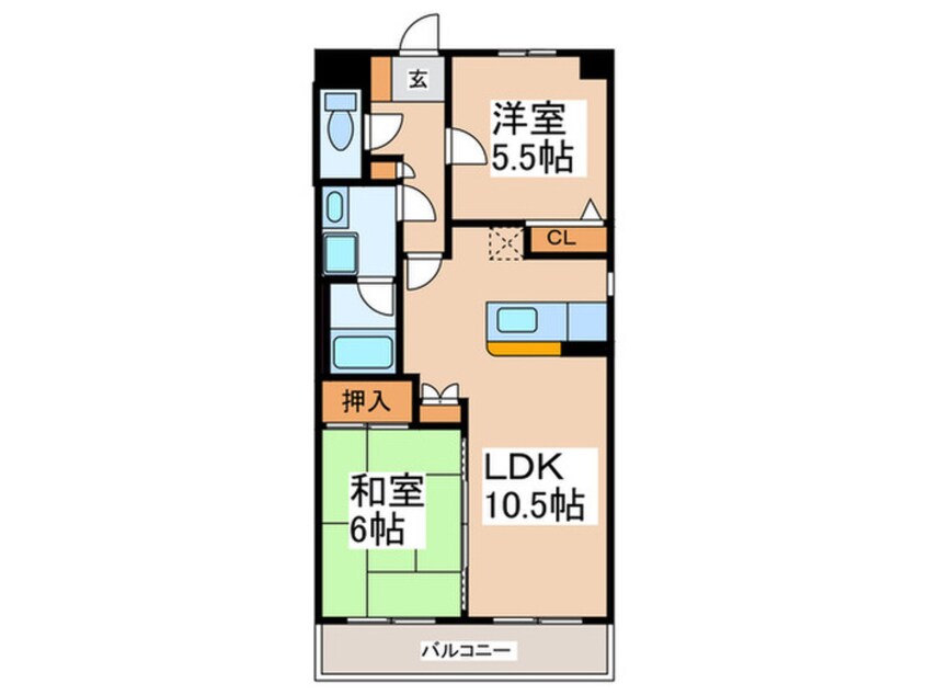 間取図 エクレ－ルあざみ野