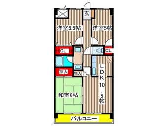 間取図 レジデンスＪＯＫＯ