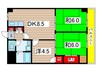 布施ビルⅠ(5号室－7号室) 3DKの間取り