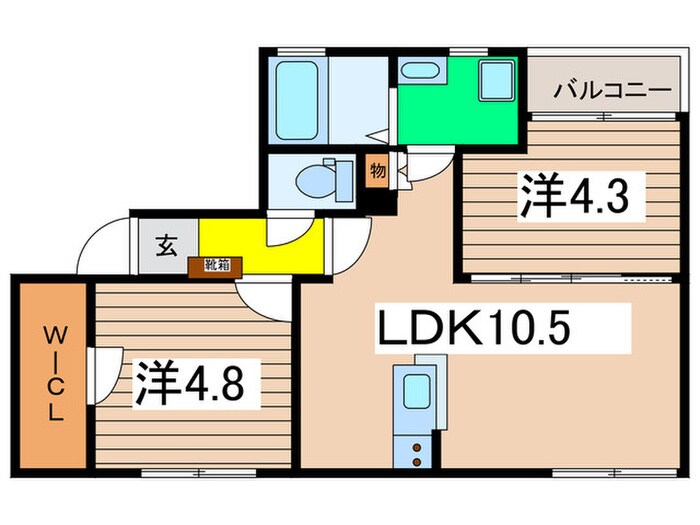 間取り図 アフェリオ横浜ウエストバレイ