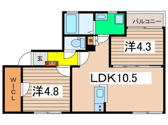 間取図 アフェリオ横浜ウエストバレイ