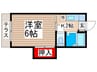 ジョリエ新検見川 1Kの間取り