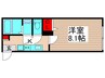 MQuarto五反野Ⅱ 1Kの間取り