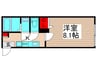 MQuarto五反野Ⅱ 1Kの間取り
