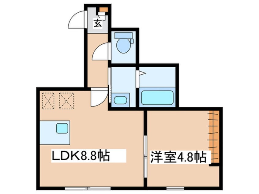 間取図 仮）Rillside Residence