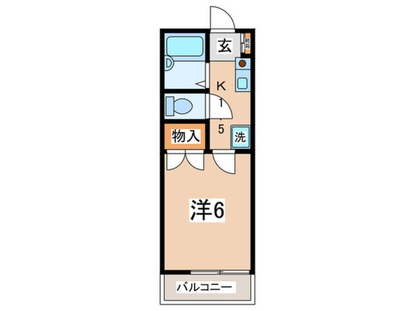 間取図 ＦＣ菊名コ－ポ