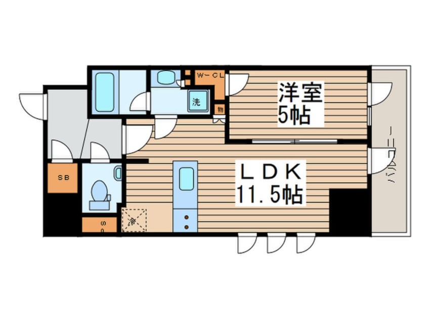 間取図 JP noie 上野稲荷町