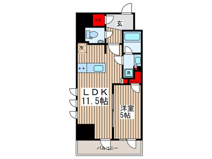 間取り図 JP noie 上野稲荷町