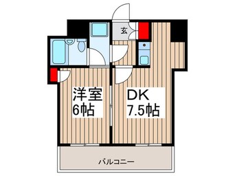 間取図 藤和シティコープ西尾久(1101)