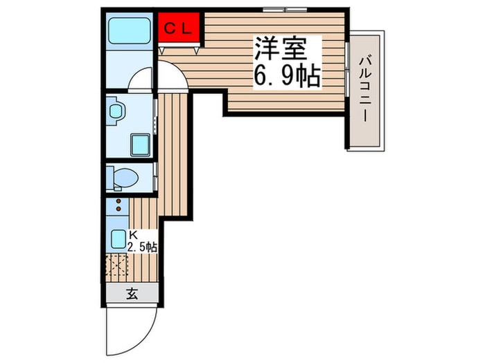 間取り図 ｻﾝｼｬｲﾝ
