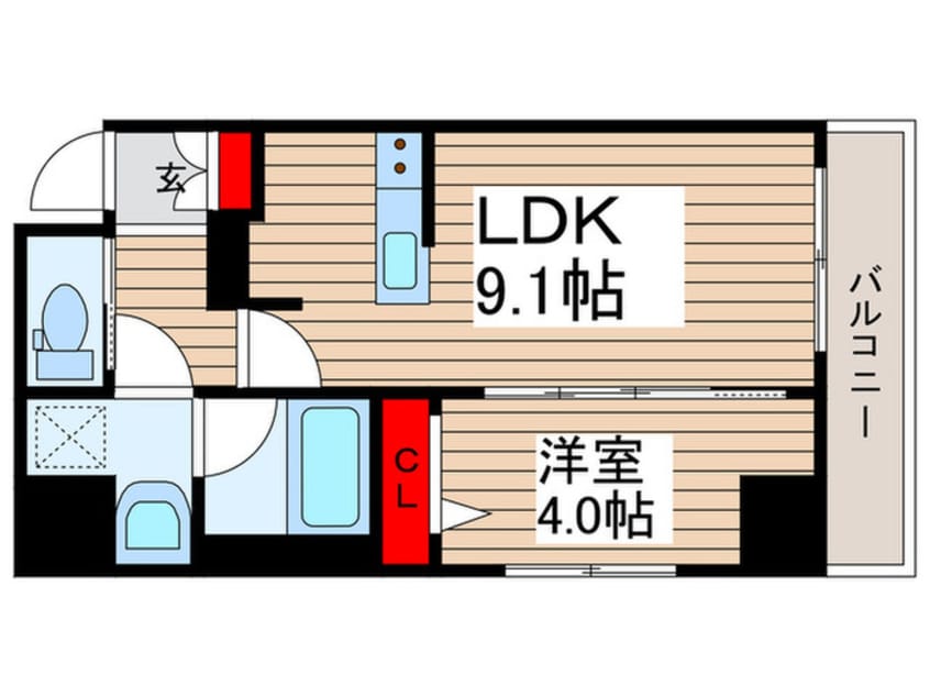 間取図 ティモーネ押上ノルド