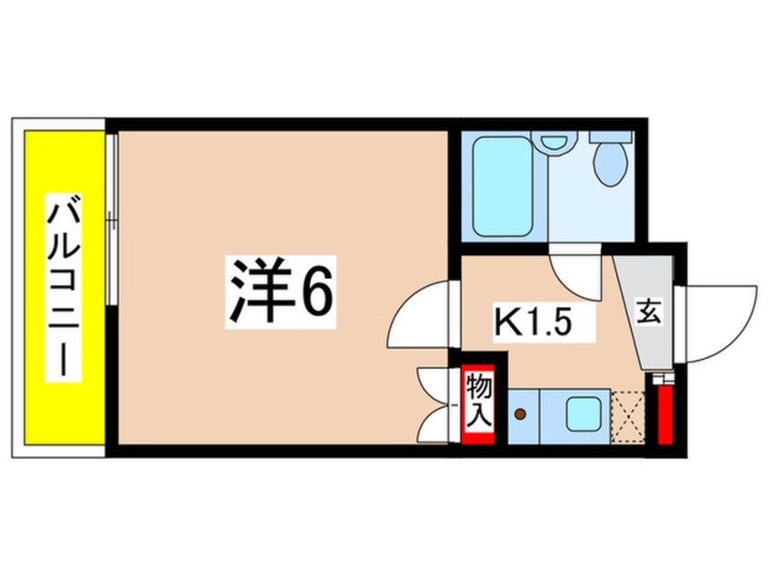 間取図 コーポウエスト