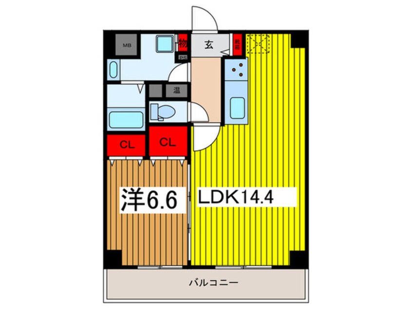 間取図 アクシーズタワー浦和岸町Ⅱ