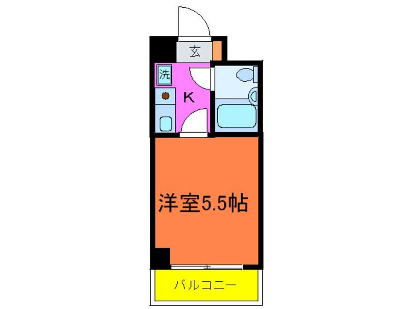 間取図 リゾーム中里Ⅲ