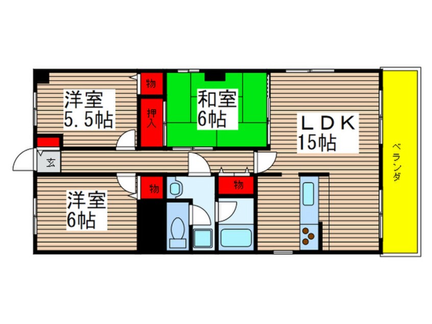 間取図 メゾングランドリヴィエール