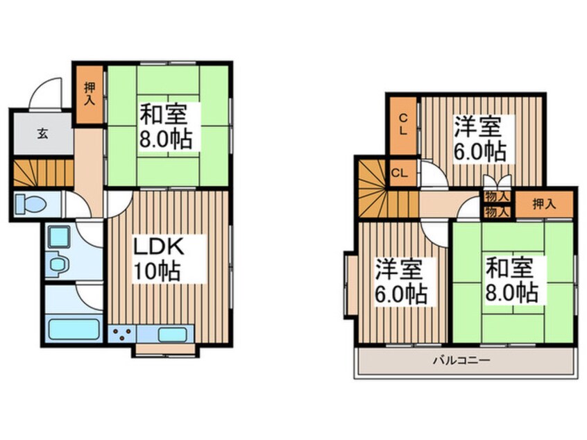 間取図 長津田３丁目ビューハウス