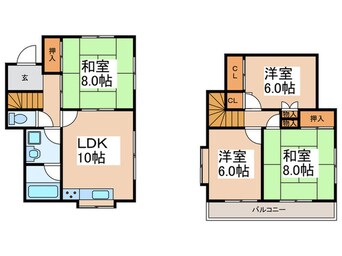 間取図 長津田３丁目ビューハウス