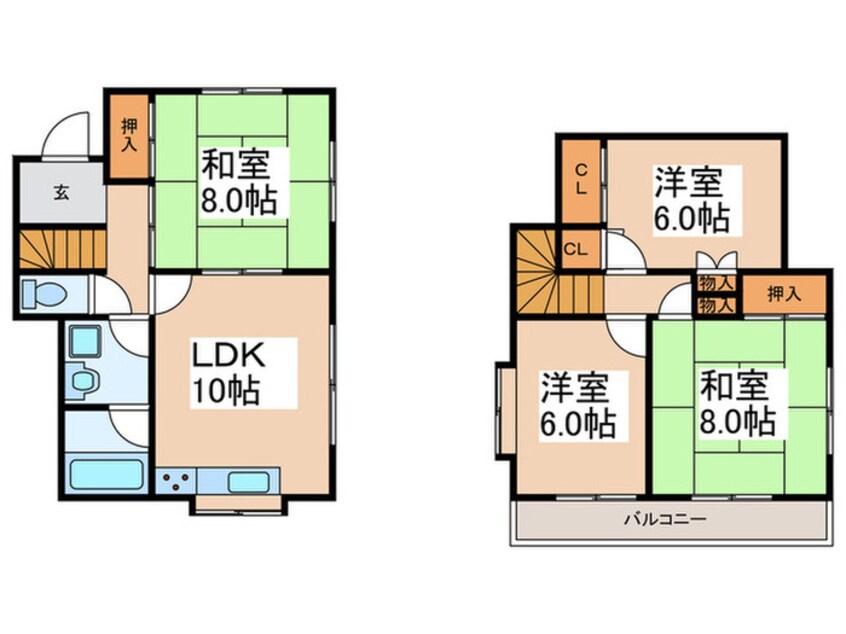 間取図 長津田３丁目ビューハウス