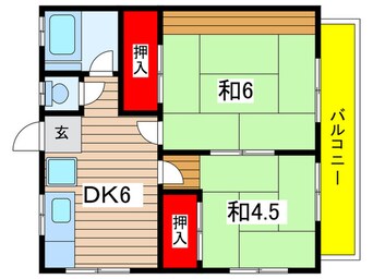 間取図 ハイネス生田