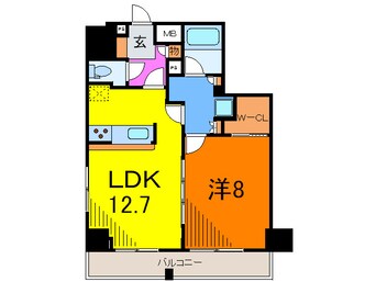 間取図 メトロステージ上野